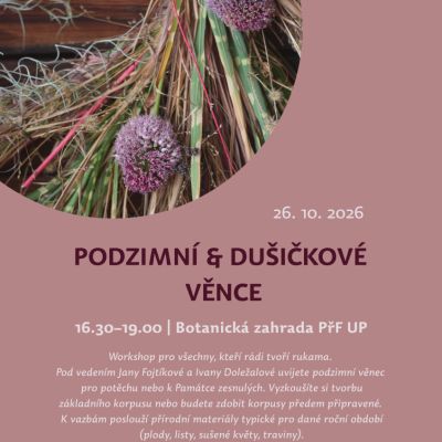 Podzimní a dušičkové věnce (workshop)